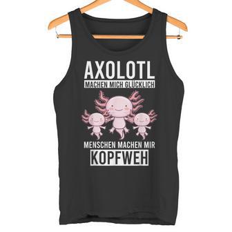 Axolotl Aquaristik Axolotlbreeder Tank Top - Geschenkecke