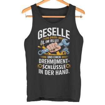 Azubi Ausbildung Bestandene Gesellenprüfung Geselle 2025 Tank Top - Geschenkecke