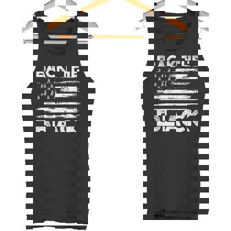 Back The CPAP Sleep Apnea Awareness Flag Black Ribbon Tank Top - Monsterry