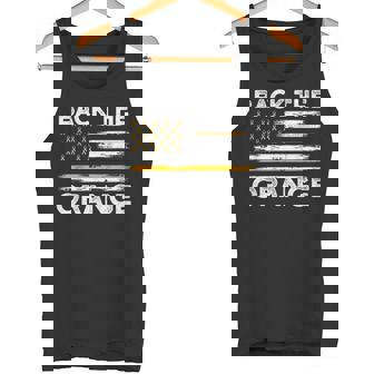 Back The Orange Cultural Diversity Awareness Flag Ribbon Tank Top - Monsterry