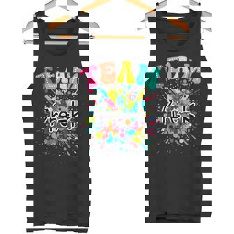 Back To School Groovy Teacher And Kid Team Pre-k Tank Top - Monsterry