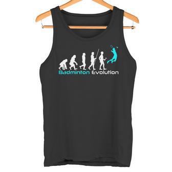 Badminton Evolution For Badminton Lovers Tank Top - Geschenkecke