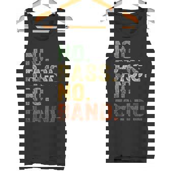 Bajista Instrumento Musical E-Bass Sin Bajo Sin Banda Camiseta sin mangas - Regaloses