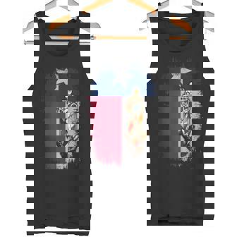 Barber Pole Texas Flag Best Barber Shirt For Men Tank Top - Monsterry