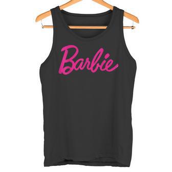 Barbie Official Barbie Logo Ladies Multi Colour Tank Top - Geschenkecke