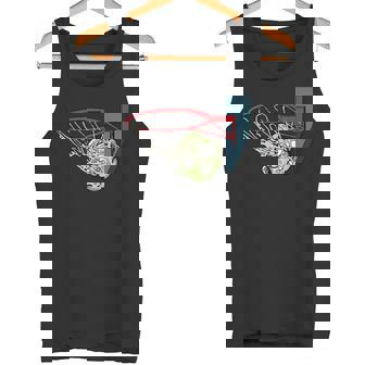 Basketball Zombie Head Lazy Halloween Costume Sport Tank Top - Monsterry