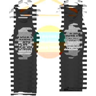 Beach Tennis Shirt I'd Rather Be Playing Beach Tennis Tank Top Tank Top - Monsterry