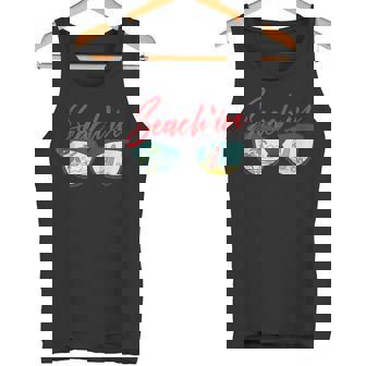 Beachin Beach Sunglasses For a Beach Holiday Lover Tank Top Tank Top - Monsterry