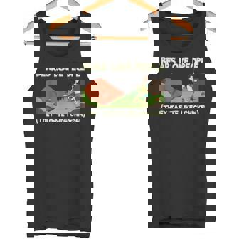 Bears Love People They Taste Like Chicken Camper Camping Tank Top - Monsterry