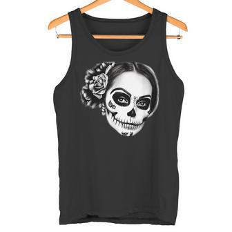 Beautiful La Catrina Santa Muerte Mexican Tank Top - Geschenkecke