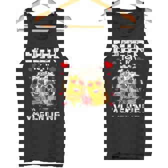 Beer Is My Valentine Glasses Of Beer Happy Valentines Day Tank Top - Monsterry