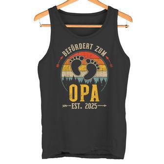 Befördert Zum Opa 2025Intage Retro Tank Top - Geschenkecke