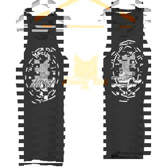 Belongs To Orange Tabby Cat Owner Orange Tabby Cat Lover Tank Top - Monsterry