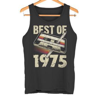 Best Of 1975 Audio Cassette 49Th Birthday 49 Years Old Tank Top - Geschenkecke