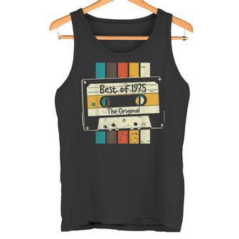 Best Of 1975 Retro Mixtape Cassette 49Th Birthday Tank Top - Geschenkecke