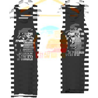 Best Cat Dad Ever Paw Fist Bump Divertente Per La Festa Del Papà Canotta - Novitaregali