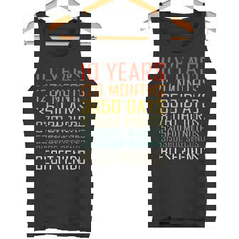 Best Friends Vintage 10 Years Friendship Anniversary Tank Top - Monsterry