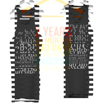 Best Friends Vintage 2 Years Friendship Anniversary Tank Top - Monsterry