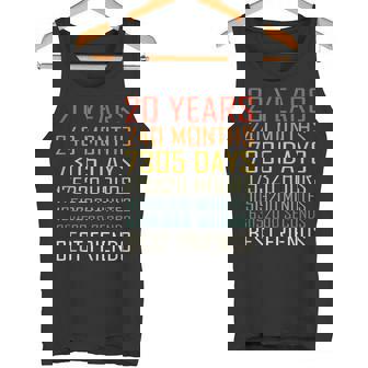 Best Friends Vintage 20 Years Friendship Anniversary Tank Top Tank Top - Monsterry