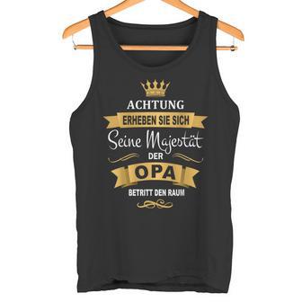 Best Grandpa Birthday King Majesty Crown Tank Top - Geschenkecke