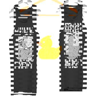 Big Duck Energy Rubber Ducky Duck Lover Tank Top - Monsterry