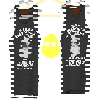 Big Duck Energy Yellow Rubber Duck Tank Top - Monsterry