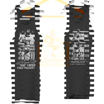 Bigfoot's Thirsty Thursday At a Bar Drinking Beer Tank Top - Monsterry