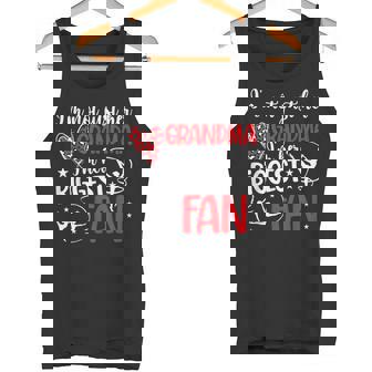Her Biggest Fan Gymnastics Grandma Of A Gymnast Grandmother Tank Top - Monsterry