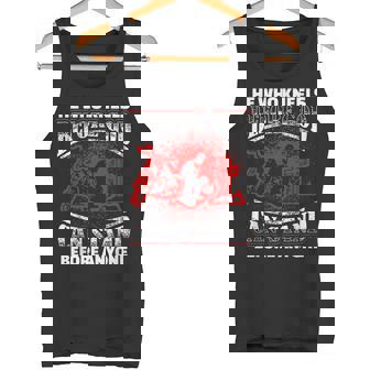 Biker Motorcycle Kneeling Before God Prayer Cross Bike Tank Top - Monsterry