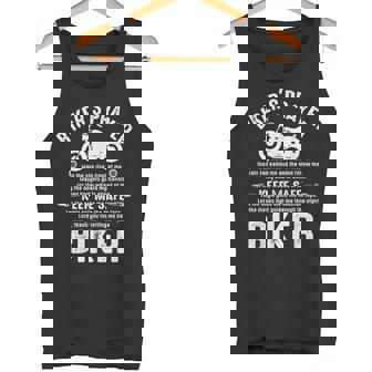 Biker's Prayer Vintage Motorcycle Biker Motorcycling Biking Tank Top - Monsterry