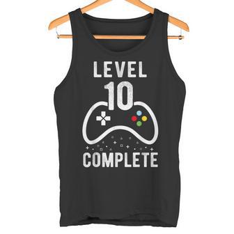 Birthday Boy 10 Years Gamer Level 10 Complete Tank Top - Geschenkecke