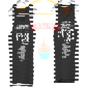 Blow Me I'm 60 Sixty 60th Birthday Cake Gag Saying Tank Top - Monsterry