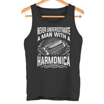 Blues Harp Harmonica Tank Top - Geschenkecke