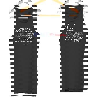 Bold Flag Proud USCG Coast Guard Mom Tank Top - Monsterry