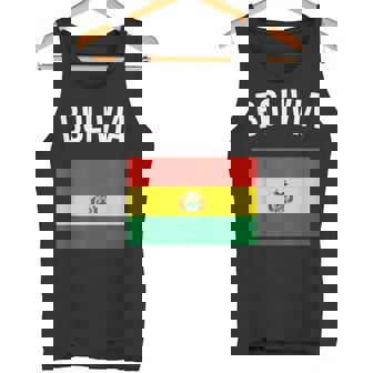 Bolivia Bolivian Flag Acation Travel Souvenir Tank Top - Seseable