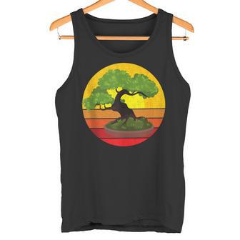 Bonsai Tree Ficus Ginseng Gardening Plant Lover Zen Vintage Tank Top Tank Top - Monsterry UK