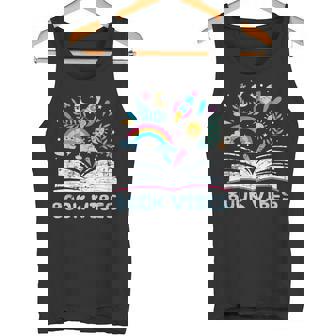 Book Vibes Bookworm Library Reading Tank Top - Monsterry