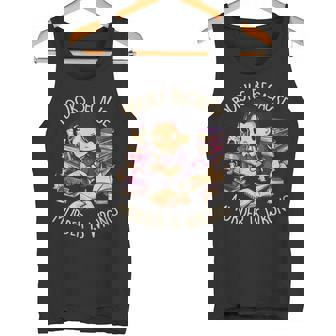 Books Because Murder Is Wrong Reading Gothic Dark Tank Top - Monsterry
