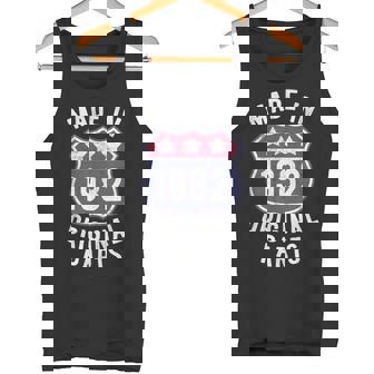 Born In 1982 Vintage Made In 1982 Original Parts Birth Year Tank Top - Monsterry