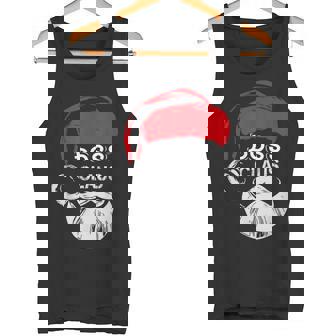Boss Claus Christmas Personalized Grandpa Tank Top - Monsterry