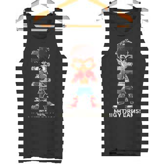 Boxeo Para Niños Tiny Fists Mighty Dreams Sin Mangas Camiseta sin mangas - Regaloses