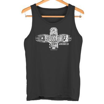 Boxer Aircooled R Series Twin Cylinder Boxer Engine Motorcycle Tank Top - Geschenkecke