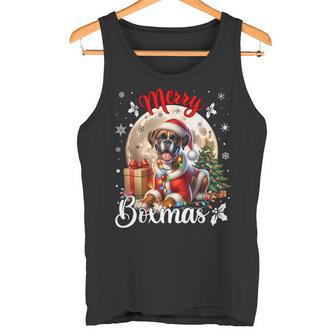 Boxer Dog Christmas Boxer Merry Boxmas Boxer Tank Top - Geschenkecke