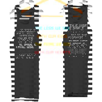 Braille Dots Blind People The Less We See With Our Eyes Tank Top - Monsterry