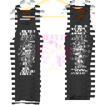 Breast Cancer Survivor Pink Ribbon Magical Unicorn Beat It Tank Top Tank Top - Monsterry
