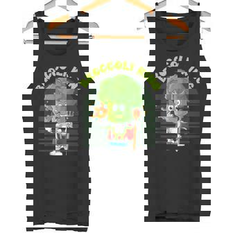 Broccoli King Broccoli Vegetables Snack Diet Tank Top - Monsterry