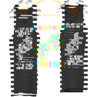 Brother Of The Birthday Twins Twin Celebrate Cute Tank Top - Monsterry