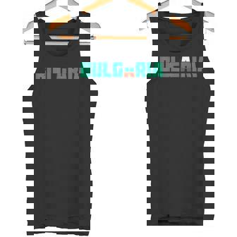 Bulgaria Flag Colours Souvenir Travel Tank Top - Seseable