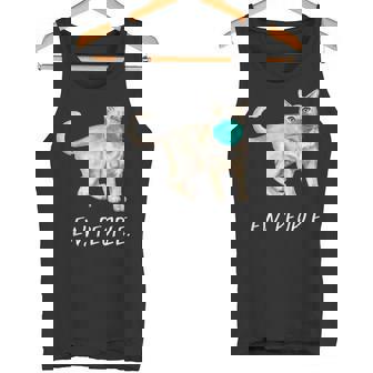 BURMESE Cat Ew People Cat Wearing Face Mask Tank Top Tank Top - Monsterry
