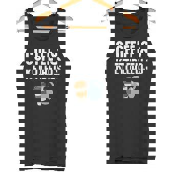 Café Y Pesas Rusas Gimnasio Fitness Entrenamiento Kettlebell Camiseta sin mangas - Regaloses